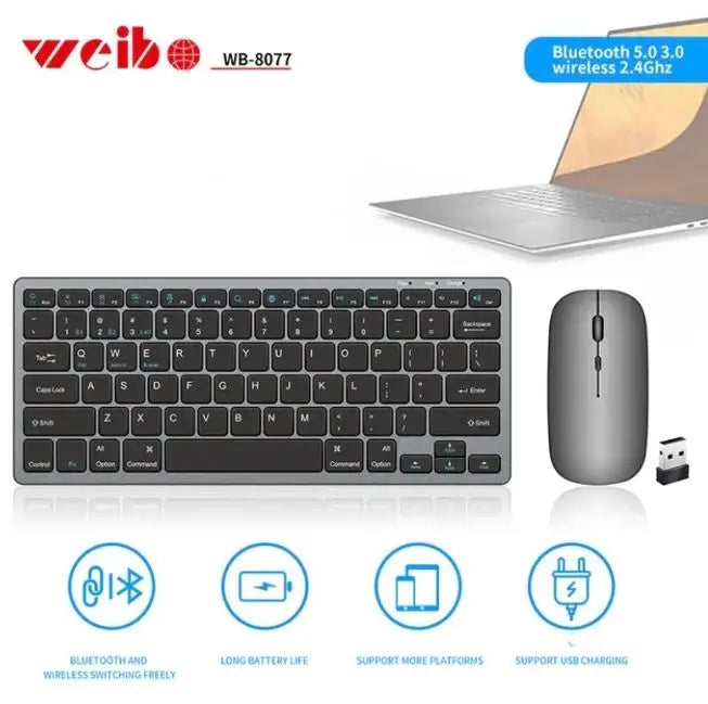 Teclado E Mouse Bluetooth Ou Wireless