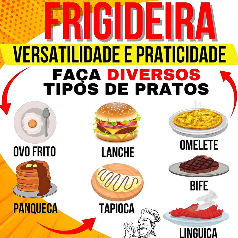 Frigideira Antiaderente com Divisórias