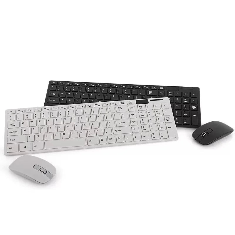 Kit Teclado E Mouse Sem Fio Wireless 2.4ghz