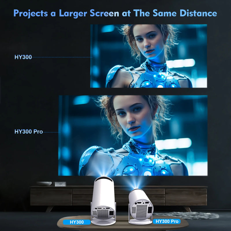 PROJETOR HY300 PRO 4K  ANDROID 11 WI-FI