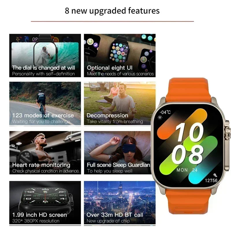 Smartwatch T9 NFC